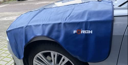 Förch Kotflügelschoner XXL 2er Pack weiches Kunstleder mit Magnethaftung - Sicherer Schutz gegen Kratzer, Beulen, Öl und Schmutz