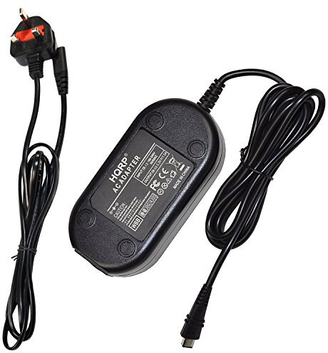 HQRP AC Adapter compatible with Canon VIXIA HF-R800, HF-R82, HF-R80, LEGRIA HF R66, HF R67, HF R68, HF R606 Camcorder Charger Power Supply Cord CA-110 CA110 Replacement