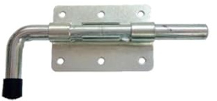 TIRARD Riegel Pistole Standard Mermier, verzinkt, Weiß, Ø 14 mm, M-503143