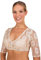 Edelnice Trachtenmode Verschiedene Dirndlblusen Modelle aus Spitze und Baumwolle Gr. 32-54, Mia Beige, 36