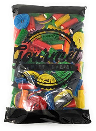 Liquorice 'Colourful' Mix 1kg Share Bag by The Gourmet Sweet Company