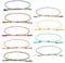 Chudian 9 Stück Freundschaft Armbänder geflochtene Handgemachte Gewebte Freundschaftsbänder für Frauen Mädchen Bunte Faden Armbänder mit Perlen für Handgelenk Knöchel