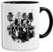 Stranger Up Down - vaso cafetera regalo Mug Things Demogorgon Elfie Dustin Jane Hopper Upside Down tv blu-ray dvd, Farbe2:Blanco