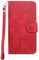 Aisenth for iphone 11 Pro Flip Case, The Tree of Life Embossed PU Leather Wallet Phone Folio Case Magnetic shockproof Protective Cover with Kickstand, Card Slots + 1 pcs Wrist Strap (Red)
