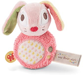 Greifling Hase Hopsali mit Rassel 12cm