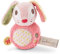 NICI Lapin agrippeur Hopsali avec hochet 12cm