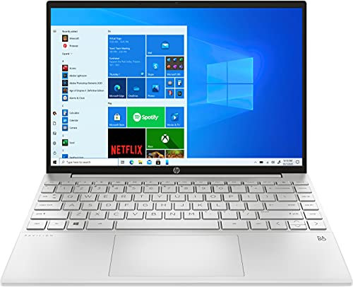 HP Pavilion Aero 13-be0018ns - Ordenador Portátil ultraligero (<1kg) de 13.3 WUXGA (AMD Ryzen 7 5800U, 16GB RAM, 512GB SSD, AMD Radeon Graphics, Windows 11 Home) Plata - Teclado QWERTY Español