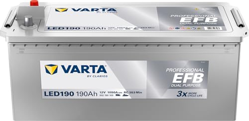 Batterie Varta Professional Dual Purpose EFB LED 190 12V 190AH 1050A