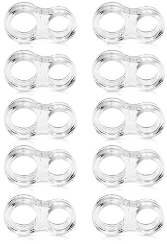Hsthe Sea 10 Stück Silikon Türklinke Puffer Schutzpuffer Türgriff Puffer Türstopper Transparent Türgriff Schutz Türgriff Fenstergriff