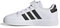 adidas Grand Court Elastic Lace and Top Strap Shoes Chaussures de Tennis, Cloud White/Core Black/Core Black, 29 EU