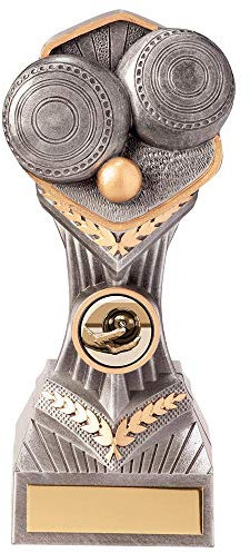 Trophy Superstore Falcon Lawn Bowls Trophy - Free Engraving - 190mm D-60x16