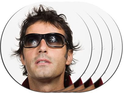 TAIANJI 4 Stück Selbstklebende Fliesenspiegel 30cm, Runde Spiegel aus Acryl, Selbstklebende Flexibler Spiegel Nicht Glas DIY Acrylic Wanddekoration Dekospiegel Rahmenloser Wandspiegel