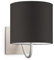 Home Sweet Home Moderne Wandleuchte Bling Beach | 20/20/24cm | Schokolade | Wandleuchte mit Lampenschirm aus Stoff | geeignet für E27 LED-Lampe | für Wohnzimmer, Schlafzimmer