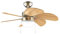 Cecotec Ventilador de Techo con Luz EnergySilence Aero 360 Gold&Wood. 50W, Diámetro 36” (92cm), 3 Velocidades, 6 Aspas Reversibles, Modo Winter-Summer, Uso sencillo, Interruptor de Cadena