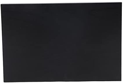 Vassoio da Portata, Vassoio da Portata in Legno Vassoio Rettangolare in Legno Nero Vassoio da Maggiordomo Vassoio da Colazione con Manici per Ristoranti Caffetterie Mense (30 * 20 * 2 cm)