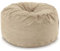 Aiire Riesen Sitzsack Cord 150x65 cm - Bean Bag Chair XXL flauschig mit Füllung für Deko, Jungen und Kinder - Bodenkissen Grob, Chill Sessel für Kuschelecke – Relaxo Sitzsäcke Erwachsene Beige
