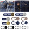 12pcs Elargisseur pantalon, Rallonges de boutons d'extension pour pantalons, Manchettes de col, Extenseurs de taille pour homme, femme, Pantalon de maternité (2-4cm)