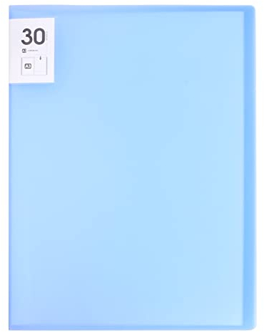 Vesaneae Portalistino A3, Portalistini in Polipropilene Opaco, Presentazione e Archiviazione di Documenti, Portalistino 30 Buste Listino Fogli Fissi, PP Portalistino A3, Portalistino con Copertina