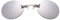 Clip-Nasen-Sonnenbrille Runde Brille Matrix Morpheus UV400 Vintage Sun Tasche mit
