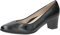 CAPRICE Damen Pumps aus Leder mit Blockabsatz, Schwarz (Black Nappa), 41 EU