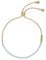 Ted Baker Pariena Verstellbares Perlenarmband für Frauen (Goldton/Grün)