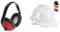 Blackrock Ear Defenders Adults Kids, Ear Protectors, SNR 27db, Noise Cancelling & White Hard Hat, Safety Helmet, Hard Hats Construction, Hardhat, PPE, Construction Helmet, Mens Womens Childs