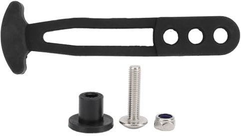 Marine Telescopic Ladder Strap, Marine Safe Retaining Latch Tape with 3/4 Adjustable Mounting Holes, Boat Ladder Strap, Pontoon Yacht Roof, Motorhome, 3-4 Step Telescopic Ladder