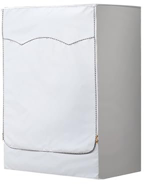 Housse de lave-linge, sèche-linge pour la plupart des machines à laver et sèche-linge à chargement frontal M 8-10 kg E – Protégez vos appareils avec cette housse durable