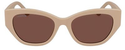 Lacoste Women's Sunglasses L6047S - Sand with Solid Brown Lens