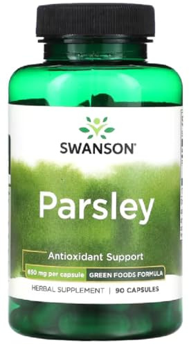 Swansons Swanson - Parsley, 650mg | Kidney and Urinary Health - 90 Capsules