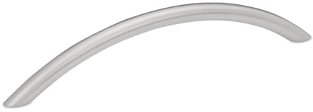 Ganter Normelemente | Bogengriff, Möbelgriff | Edelstahl | Lochabstand 160mm | GN 424.5-10-160