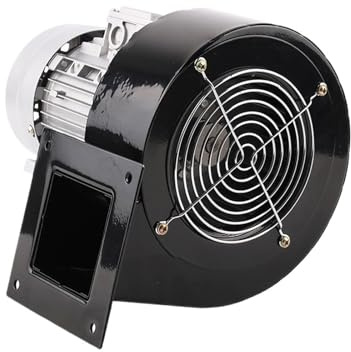 TIEOAXFT 180W 220 380 multi-blade centrifugal fan low noise and high temperature resistant industrial fan small blower(380)