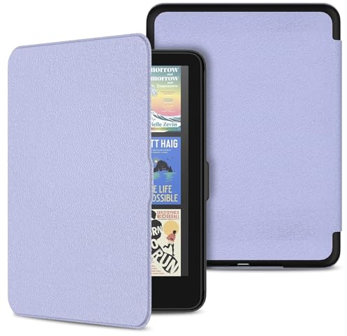 Hülle für 7 E-Booker, Nicht für Kobo Remarkable 7 Zoll, Patamiyar Schlank Leicht PU Leather Hülle mit Auto Schlaf/Wake -Lila