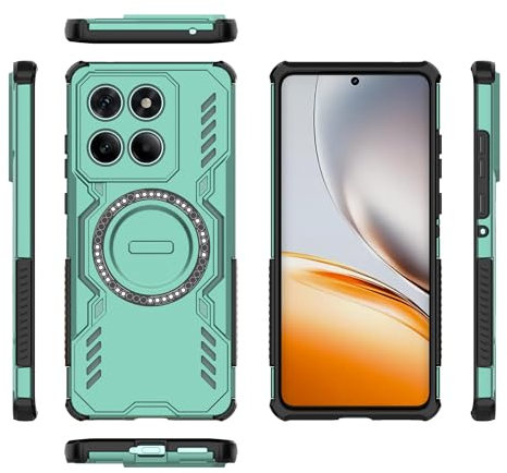 Cabina telefonica Compatibile con Motorola Edge 60 Fusion 5G (versione estera) Custodia robusta antiurto, rigida, sottile e solida con supporto for la ricarica wireless. Cover posteriore per smartphon