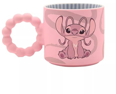 Disney Stitch - Taza de cerámica, diseño de ángel
