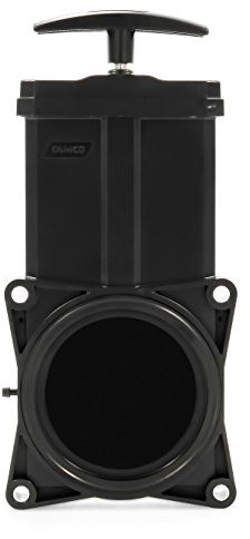 Camco Valvola di Scarico di Ricambio per Camper con Maniglia, con Manico in plastica Resistente e Apertura valvola di Diametro 7,6 cm (39513)