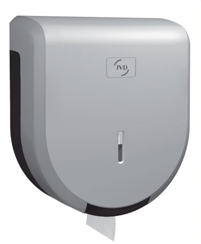 JVD Distributeur de Papier Hygiénique Cleanline Jumbo 200 Gris métal - Gris - Dimensions 27.5H x 24.5L x 12P