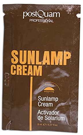 PostQuam - Acelerador Bronceado para Sesiones de Rayos UVA | - Bronceado Rápido e Intenso con Nutrición Profunda - No Contiene Filtro Solar - 50 Sobres Monodosis de 8 ml