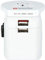 SKROSS | 1.302550 | PRO Light USB - World | Adattatore Universale da Viaggio 2-3 Poli - USB da 2.4A -Tensione e Potenza: 100V – 630W / 250V – 1575W. Adatto PC o Asciugacapelli. Protezione Anti Scossa
