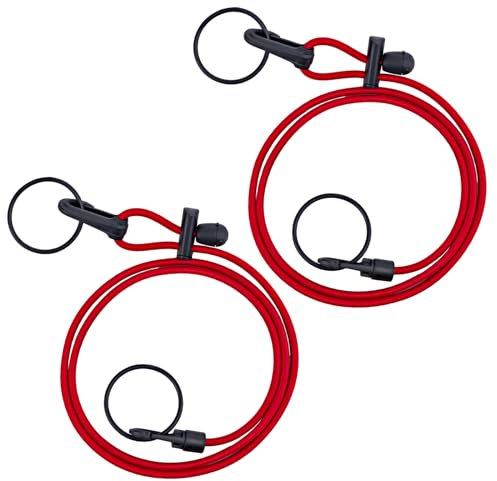 Comercio placa titulares Hi Vis Multi Función de fácil ajuste elástico Cords 1 par