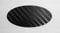 1x 60x31mm Lenkrad Emblem Folie (55x27mm) Carbon schwarz