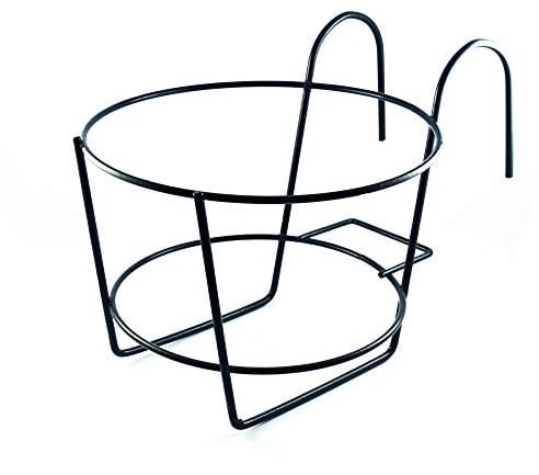 Fioriera tonda ciary, Ø22cm Nero