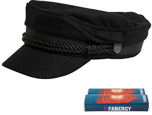 FC St. Pauli Elbsegler Schiffermütze Mütze Totenkopf Pin Schwarz + 2X Fanergy Traubenzucker (58cm)