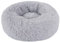 BVAGSS Hundebett Rund Katzenbett Flauschig Donut Kuscheliges Hundekissen Waschbar Ultra Weicher Plüsch Haustierbett für Kleine, Mittelgroße und Große Hunde, Katzen XH034 (Diameter:40 cm, Light Grey)