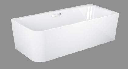 Bette Art V Eck-Badewanne, 185x80cm, 2 Rückenschrägen, 3480 CELHK, Ecke rechts, Farbe: Weiß - 3480-000CELHK