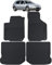 Auto Gummi Fußmatten Schwarz Premium Set für VW Golf 4 Limousine Variant 97-07