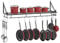 XEMQENER Wall Hanging Pan Pot Rack with 10pcs Removable Hooks, Wall Shelf with Towel Bar, Kitchen Bathroom Utensils Organizer, Hanging Shelving (90 * 24 * 25cm)