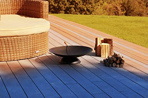 Primus Brasero avec Base Ronde, Noir Rustique, 55 cm avec Base Ronde