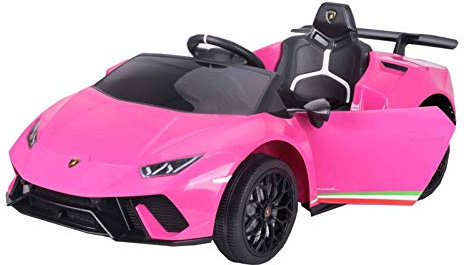 Indalchess Huracán LP640 Performance, 12V, Rose, Télécommande Parental RC 2,4 GHz, EVA, AC-S308zw