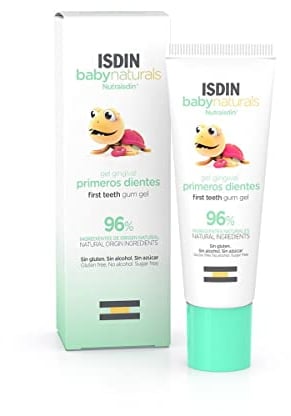 ISDIN Baby Naturals Gel Gingival Primeros Dientes Bebé, con Un 96% de Ingredientes de Origen Natural, 30 Mililitros